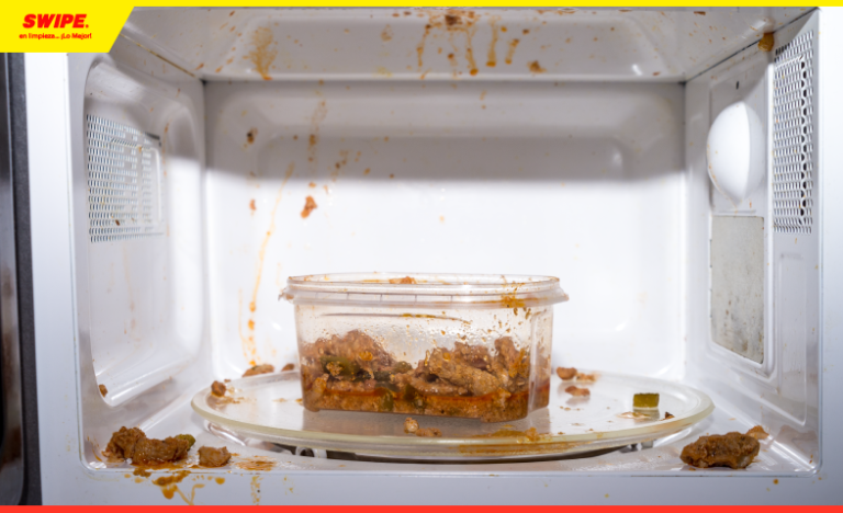 5 pasos para limpiar y desinfectar el horno de microondas